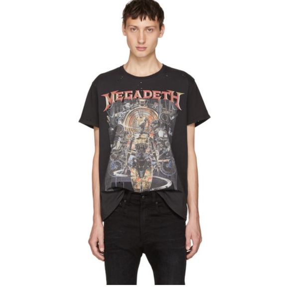 NWT MEGADEATH R13 MEN’S SHORT SLEEVE TEE - Picture 2 of 3
